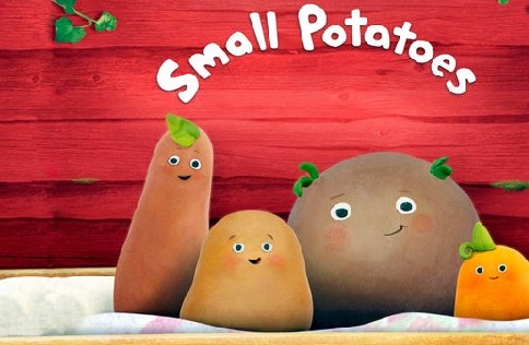 英语儿童 原声幼儿动画 small potatoes 26集 爱唱的小土豆